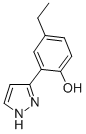 structure of CAS# 288401-59-2, 3-(5-Ethyl-2-Hydroxyphenyl)Pyrazole;3-(5-ETHYL-2-HYDROXYPHENYL)PYRAZOLE;4-ETHYL-2-(1H-PYRAZOL-3-YL)PHENOL