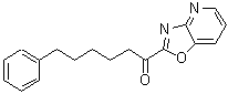 结构式 CAS# 288862-83-9, 1-恶唑并[4,5-b]吡啶-2-基-6-苯基-1-己酮