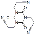 structure of CAS# 2904-28-1, 2,4,6-Trioxo-1,3,5-Triazine-1,3,5(2H,4H,6H)-Tripropionitrile;3-[3,5-Bis(2-Cyanoethyl)-2,4,6-Triketo-1,3,5-Triazinan-1-Yl]Propionitrile;3-[3,5-Bis-(2-Cyano-Ethyl)-2,4,6-Trioxo-[1,3,5]Triazinan-1-Yl]-Propionitrile;Bas 00526941