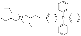 structure of CAS# 29089-62-1, Tetrabutylphosphonium Tetraphenylborate(1-);Tetrabutylphosphonium Tetraphenylborate