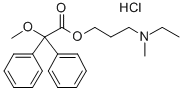 CAS#: 2911-08-2， 2,2-Diphenyl-2-Methoxyacetic Acid (3-(N-Ethyl-N-Methylamino)Propyl) Ester Hydrochloride