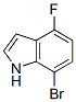 CAS 登录号：29263-09-0， 7-溴-4-氟吲哚