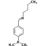 structure of CAS# 2929-80-8, 4-[(E)-(Butylimino)Methyl]-N,N-Dimethylaniline;N-[(E)-Bu<wbr>tyl]-N-((<wbr>E)-[4-(di<wbr>methylami<wbr>no)phenyl<wbr>]methylid<wbr>ene)amine<wbr> #