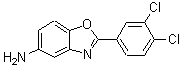 结构式 CAS# 293737-85-6, 2-(3,4-二氯苯基)-1,3-苯并恶唑-5-胺