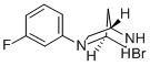 structure of CAS# 294177-35-8, (1S,4S)-2-(3-Fluorophenyl)-2,5-diazabicyclo[2.2.1]heptane hydrobromide