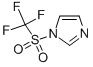 structure of CAS# 29540-81-6, 1-[(Trifluoromethyl)Sulfonyl]-1H-Imidazole;1-Triflylimidazole;91739_Fluka;1-(Trifluoromethanesulfonyl)Imidazole