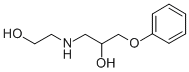 structure of CAS# 29607-93-0, 1-[(2-Hydroxyethyl)Amino]-3-Phenoxy-2-Propanol;2-Hydroxyethyl-[(2R)-2-Hydroxy-3-(Phenoxy)Propyl]Ammonium;Zinc01820198