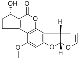 structure of CAS# 29611-03-8, Aflatoxicol;Aflatoxicol Natural Epimer;Aflatoxin Ro;Ccris 11