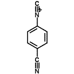 structure of CAS# 2980-80-5, 4-Isocyanobenzonitrile;4-Cyano-phenylisocyanide;4-isocyanobenzenecarbonitrile;4-Isocyano-benzonitrile