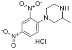 结构式 CAS# 298230-11-2, 1-(2,4-二硝基苯基)-3-甲基-哌嗪盐酸盐
