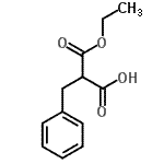 结构式 CAS# 2985-39-9, 2-苄基-3-乙氧基-3-氧代丙酸
