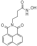结构式 CAS# 300816-11-9, 4-(1,3-二氧代-1H-苯并[de]异喹啉-2(3H)-基)-N-羟基丁酰胺
