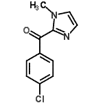 structure of CAS# 30148-18-6, (4-Chlorophenyl)(1-Methyl-1H-Imidazol-2-Yl)Methanone;(4-chlorophenyl)(1-methyl-1H-imidazol-2-yl)methanone;4-Chlorophenyl 1-methyl-2-imidazolyl ketone