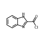 结构式 CAS# 30183-14-3, 1H-苯并咪唑-2-甲酰氯
