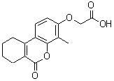 structure of CAS# 302551-41-3, [(4-Methyl-6-Oxo-7,8,9,10-Tetrahydro-6H-Benzo[c]Chromen-3-Yl)Oxy]Acetic Acid;(4-Methyl<wbr>-6-oxo-7,<wbr>8,9,10-te<wbr>trahydro-<wbr>6H-benzo[<wbr>c]chromen<wbr>-3-yloxy)<wbr>-acetic a<wbr>cid;[(4-methy<wbr>l-6-oxo-7<wbr>,8,9,10-t<wbr>etrahydro<wbr>-6H-benzo<wbr>[c]chrome<wbr>n-3-yl)ox<wbr>y]acetic <wbr>acid;[(4-Methy<wbr>l-6-oxo-7<wbr>,8,9,10-t<wbr>etrahydro<wbr>-6H-benzo<wbr>[c]-chrom<wbr>en-3-yl)o<wbr>xy]acetic<wbr> acid