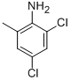 structure of CAS# 30273-00-8, 2,4-Dichloro-6-Methylaniline;2,4-Dichloro-6-Methyl-Aniline;(2,4-Dichloro-6-Methyl-Phenyl)Amine;2-Amino-3,5-Dichlorotoluene