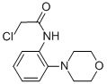 structure of CAS# 303151-23-7, 2-Chloro-N-(2-Morpholin-4-Yl-Phenyl)-Acetamide;2-Chloro-N-(2-Morpholinophenyl)Acetamide;2-Chloro-N-(2-Morpholin-4-Ylphenyl)Ethanamide;Zinc00376349
