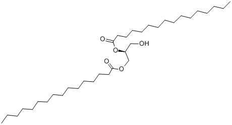 structure of CAS# 30334-71-5, Hexadecanoic Acid 1,1'-[(1S)-1-(Hydroxymethyl)-1,2-Ethanediyl] Ester;[1-(Hexadecanoyloxymethyl)-2-Hydroxy-Ethyl] Hexadecanoate;Hexadecanoic Acid [1-(Hydroxymethyl)-2-(1-Oxohexadecoxy)Ethyl] Ester;Palmitic Acid [1-(Hexadecanoyloxymethyl)-2-Hydroxy-Ethyl] Ester