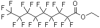 structure of CAS# 30377-52-7, Ethyl Perfluorononanoate;2,2,3,3,4,4,5,5,6,6,7,7,8,8,9,9,9-Heptadecafluorononanoic Acid Ethyl Ester;2,2,3,3,4,4,5,5,6,6,7,7,8,8,9,9,9-Heptadecafluoropelargonic Acid Ethyl Ester