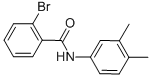 结构式 CAS# 303991-53-9, 2-溴-N-(3,4-二甲基苯基)苯甲酰胺