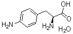 结构式 CAS# 304671-92-9, 4-氨基-L-苯丙氨酸水合物