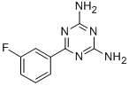 结构式 CAS# 30530-43-9, 2,4-二氨基-6-(3-氟苯基)-1,3,5-三嗪