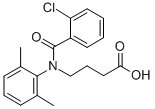 CAS#: 30544-71-9， 4-[(2-Chlorobenzoyl)-(2,6-Dimethylphenyl)Amino]Butanoic Acid