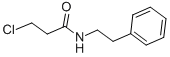 structure of CAS# 306-20-7, Fenaclonum;3-Chloro-N-(2-Phenylethyl)Propionamide;Propionamide, 3-Chloro-N-(Phenethyl)-;Phenacone
