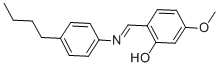 结构式 CAS# 30633-94-4, N-(4-甲氧基-2-羟基苄亚基)-4-正丁基苯胺