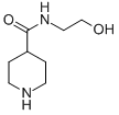 结构式 CAS# 30672-46-9, 哌啶-3-羧酸 (3-羟基-丙基)-酰胺