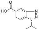 结构式 CAS# 306935-41-1, 1-异丙基-1H-1,2,3-苯并三唑-5-羧酸