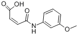 结构式 CAS# 306935-71-7, 4-[(3-甲氧基苯基)氨基]-4-氧代-2-丁烯酸
