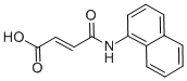 结构式 CAS# 306935-75-1, 4-(1-萘基氨基)-4-氧代丁-2-烯酸
