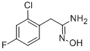 结构式 CAS# 306937-33-7, 2-(2-氯-4-氟苯基)-N'-羟基乙脒