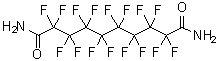structure of CAS# 307-77-7, Perfluorosebacamide;Perfluorosebacamide 97%;Perfluorosebacamide97%;PERFLUOROSEBACAMIDE