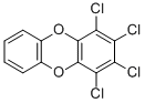 结构式 CAS# 30746-58-8, 1,2,3,4-四氯二苯并对二恶英