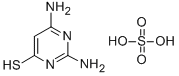 structure of CAS# 307496-37-3, 2,4-Diamino-6-Mercapto-Pyrimidine Sulfate;2,4-Diamino-6-Mercaptopyrimidine Sulfate Salt;2,4-DIAMINO-6-MERCAPTO-PYRIMIDINE SULFATE;4-Diamino-6-Mercapto-Pyrimidine Sulfate