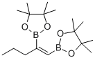 结构式 CAS# 307531-75-5, 顺式-1-戊烯-1,2-二硼酸二(频哪醇)酯