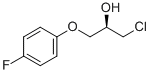 structure of CAS# 307532-04-3, (R)-(+)-1-Chloro-3-(4-fluorophenoxy)-2-propanol