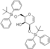 structure of CAS# 308103-43-7, 3,6-Di-O-(tert-butyldiphenylsilyl)-D-galactal