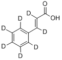 structure of CAS# 308796-47-6, trans-Cinnamic-D7 Acid