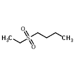 structure of CAS# 31124-38-6, 1-(Ethylsulfonyl)Butane;1-(Ethylsulfonyl)butane #