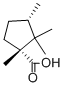 structure of CAS# 31147-56-5, D-Campholic Acid;[1R,(+)]-1,2,2,3Α-Tetramethylcyclopentane-1Β-Carboxylic Acid;D-Trans-1,2,2,3-Tetramethylcyclopentanecarboxylic Acid;(1R,3R)-1,2,2,3-Tetramethylcyclopentanecarboxylic Acid