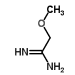 structure of CAS# 3122-73-4, (1E)-2-Methoxyethanimidamide;2-Methoxy-Acetamidine;2-methoxyethanamidine;2-methoxyethanimidamide hydrochloride