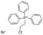 structure of CAS# 31238-20-7, (2-Chloroethyl)Triphenylphosphonium Bromide;2-Chloroethyltriphenylphosphonium Bromide, 98+%;(2-CHLOROETHYL)TRIPHENYLPHOSPHONIUM BROMIDE