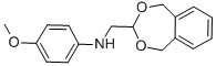 structure of CAS# 312585-47-0, N-(1,5-Dihydro-2,4-Benzodioxepin-3-Ylmethyl)-4-Methoxyaniline;N-(1,5-Dihydro-2,4-Benzodioxepin-3-Ylmethyl)-4-Methoxy-Aniline;1,5-Dihydro-2,4-Benzodioxepin-3-Ylmethyl-(4-Methoxyphenyl)Amine;Zinc00258218