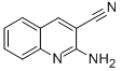 structure of CAS# 31407-25-7, 2-Amino-3-Quinolinecarbonitrile;2-Aminoquinoline-3-Carbonitrile(SALTDATA: FREE);2-Aminoquinoline-3-Carbonitrile, 97+%;3-Quinolinecarbonitrile, 2-Amino-