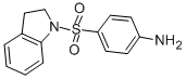 structure of CAS# 314284-67-8, 4-(2,3-Dihydroindol-1-Ylsulfonyl)Aniline;4-Indolin-1-Ylsulfonylaniline;4-(1-Indolinylsulfonyl)Aniline;(4-Indolin-1-Ylsulfonylphenyl)Amine
