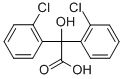 structure of CAS# 3152-12-3, 2,2'-Dichlorobenzilic Acid;2,2-Bis(2-Chlorophenyl)-2-Hydroxy-Acetic Acid;2,2-Bis(2-Chlorophenyl)-2-Hydroxy-Ethanoic Acid;Nsc310167