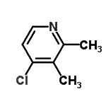 structure of CAS# 315496-27-6, 4-Chloro-2,3-Dimethylpyridine;4-Chloro-2,3-dimethylpyridine